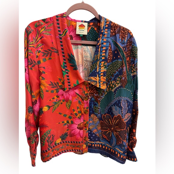 Farm Rio silk top - Picture 3 of 8